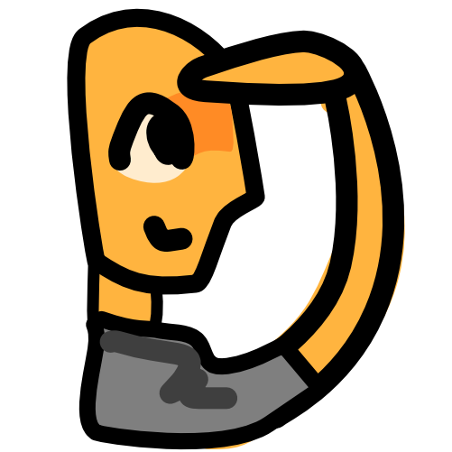 An image with a white echo around black line art shows a yellow colored person with a grey shirt seen from the side with a hand above their eye. 